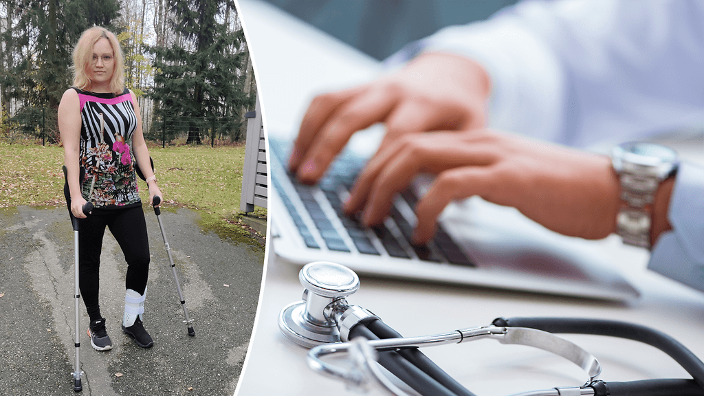 Nilkkansa nyrjäyttänyt Julia Saarholm koki potilaskuvausta lukiessaan, että hänestä oli tehty naurunalainen.