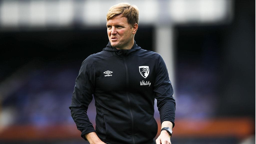 Eddie Howe, 43, on Newcastle Unitedin uusi päävalmentaja.