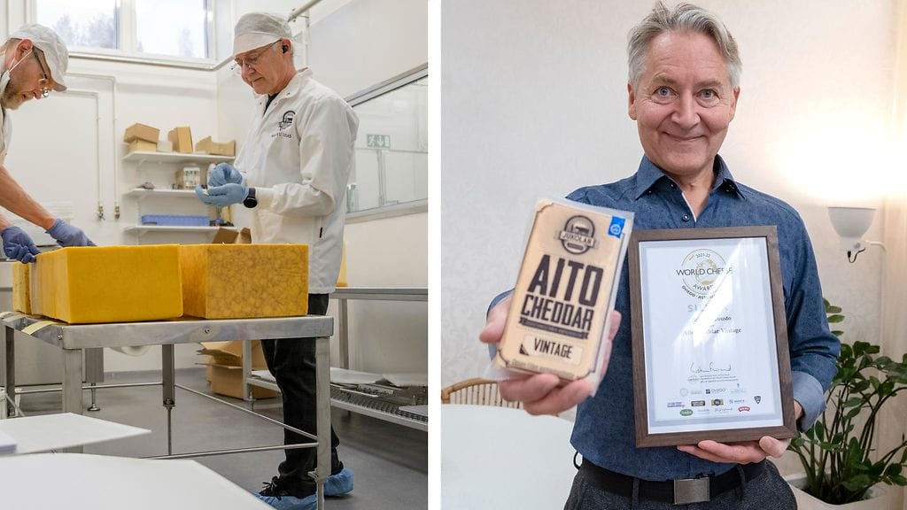 Juustomestari Markku Liias kertoo olevansa tunnustuksesta niin häkeltynyt, että riemastumisen tunne ei tahdo päästä pintaan.
