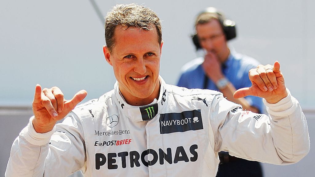 Michael Schumacher elehti näin Monacon GP:n aika-ajon jälkeen.