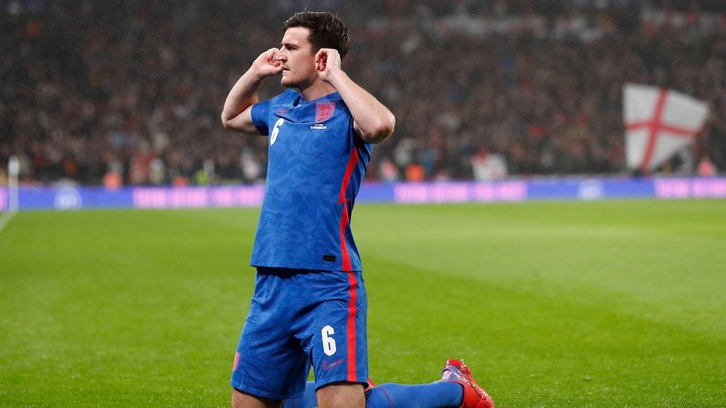 Harry Maguire sai kritiikkiä myös tehtyään maalin.