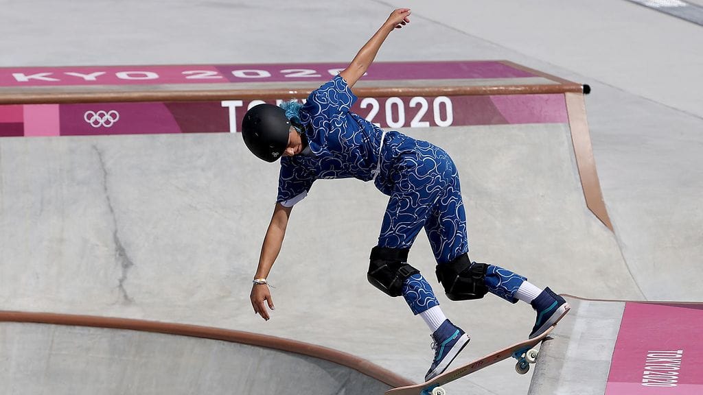 Lizzie Armanto oli mukana Tokion olympialaisissa.