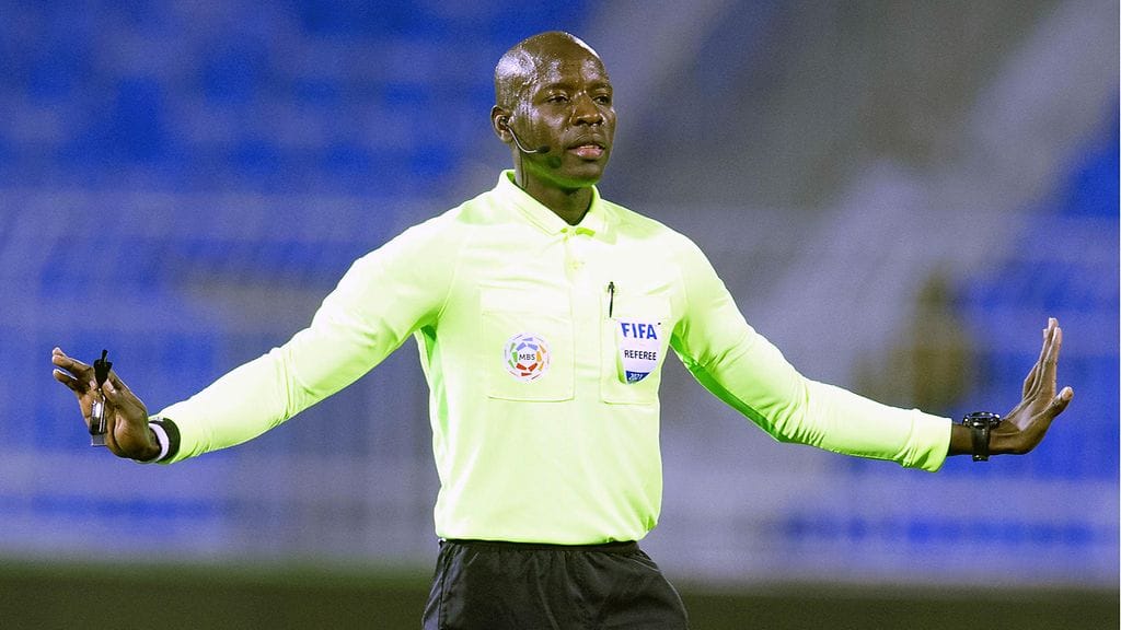 MM-karsintaottelun erotuomari Maguette N’Diaye on kohun keskiössä.