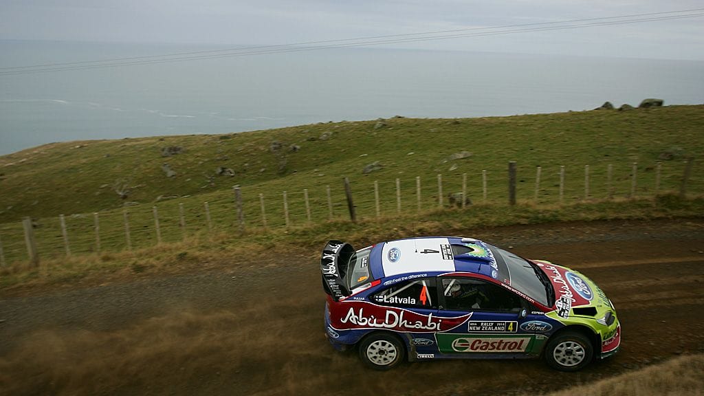 Jari-Matti Latvala voitti Uuden-Seelannin MM-rallin kaksi vuotta sitten.