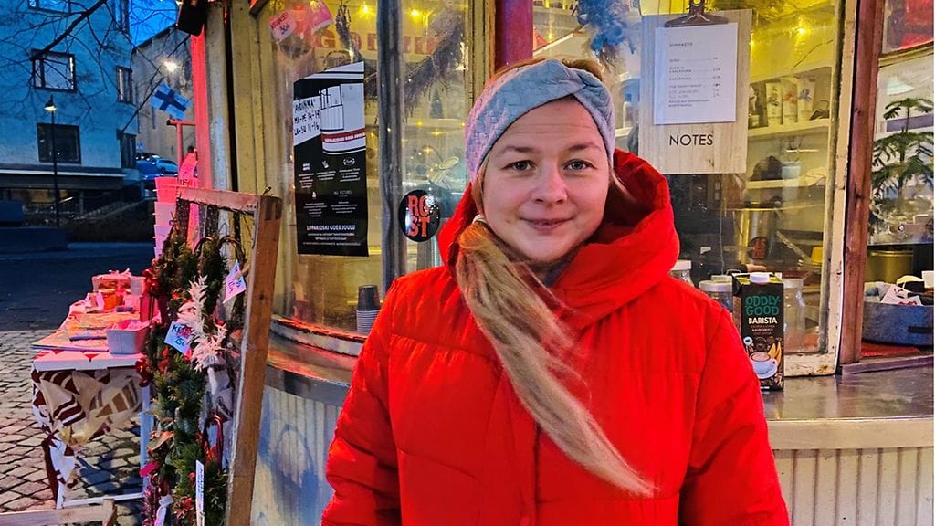 Mirka Kaminen joulukioskiyrittäjä