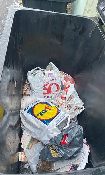 Roskalaatikko, ruumis, Tapaninvainio, Helsinki