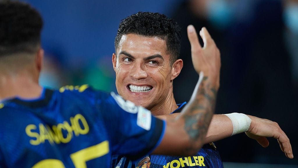 Cristiano Ronaldo iski Manchester Unitedin voittomaalin Villarrealin vieraana.