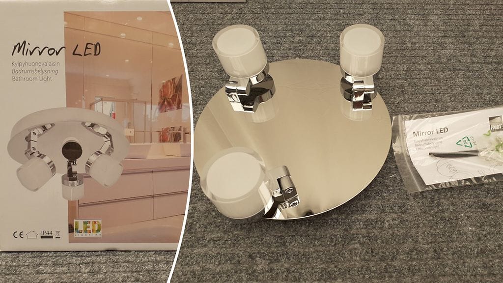 Heat Mirror LED -valaisin vedetään markkinoilta.