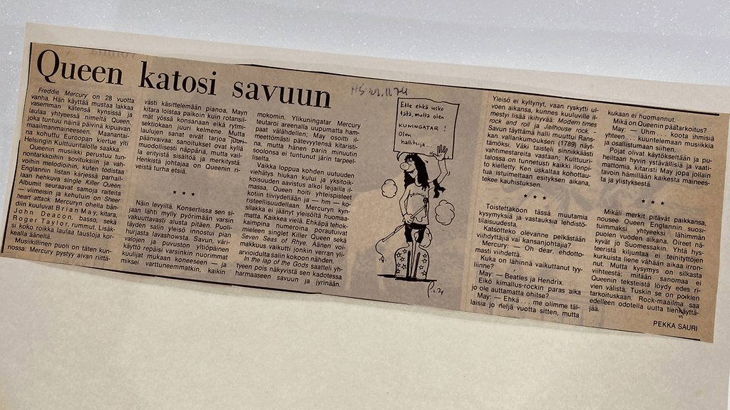 pekka sauri queen-arvio