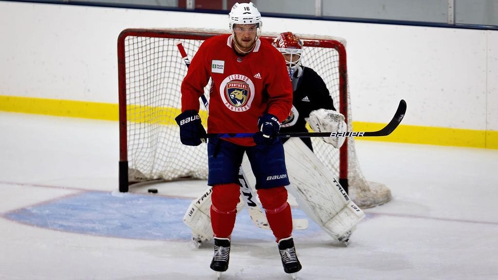 Aleksander Barkovin toipuminen etenee aikataulussa.