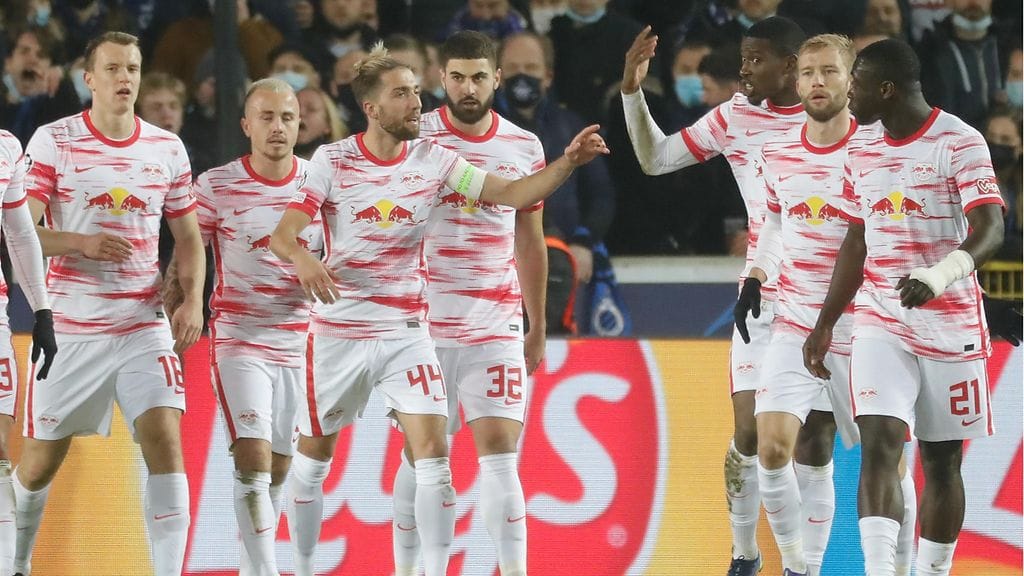 RB Leipzig on mättänyt maaleja Club Bruggen verkkoon.