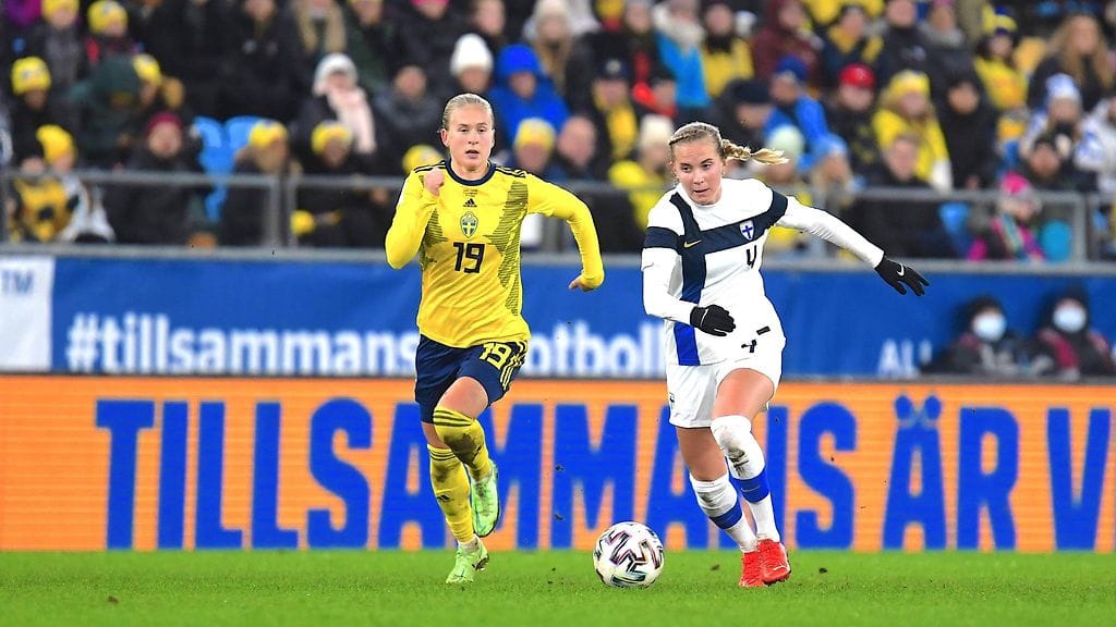 Suomen Ria Öling syötti joukkueen tasoitusosuman ensimmäisellä jaksolla.