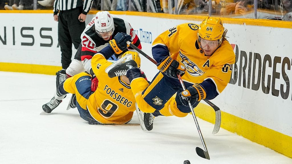 Mikael Granlund pelaa vahvaa kautta Nashvillessä.