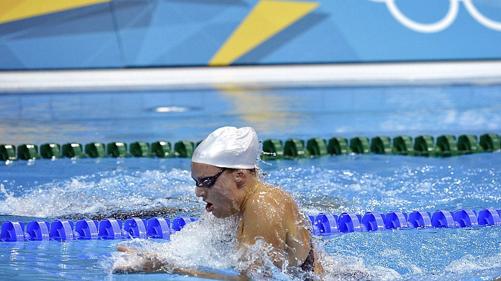 Jenna Laukkanen ui tänään finaalissa.