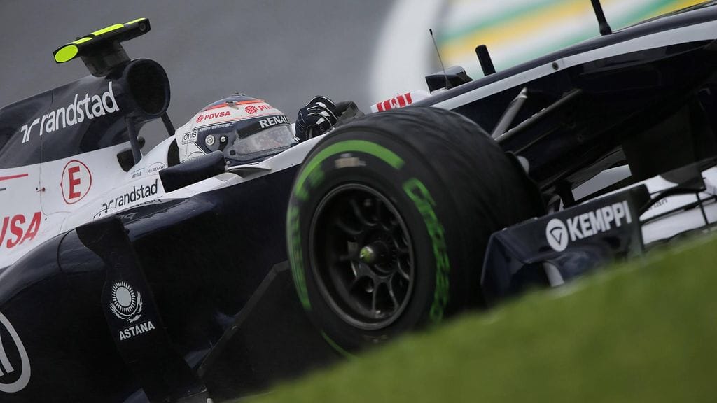 Valtteri Bottas ajoi ensimmäiset MM-pisteensä Williamsilla USA:n GP:ssä 2013.