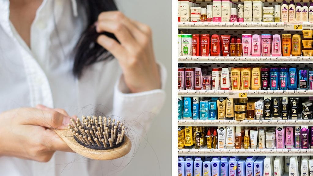 Monet tuotteet lupaavat sekä korjata että vähentää hiustenlähtöä, mutta miten on toimivuuden laita? Kuvituskuva.