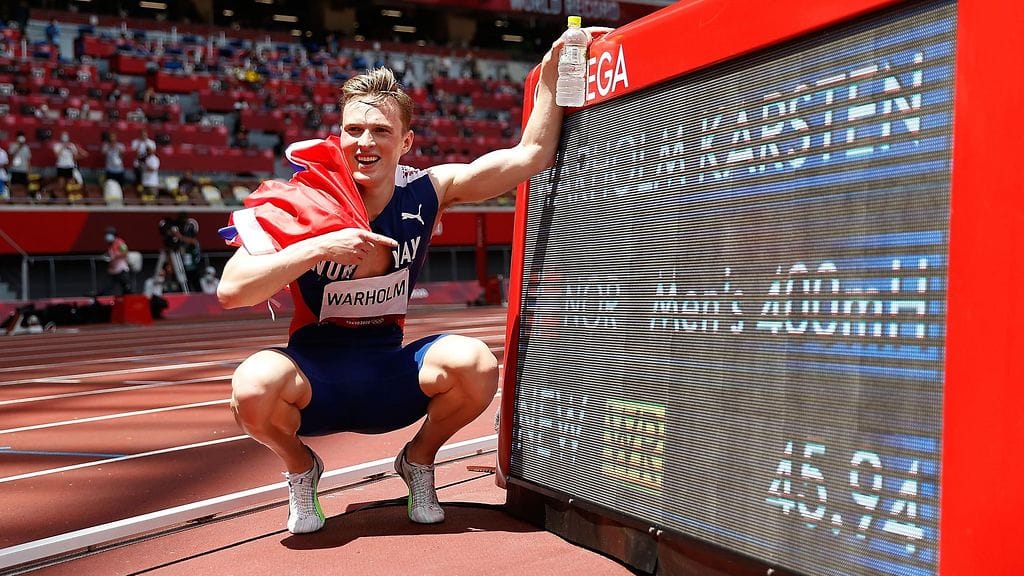 Karsten Warholm teki elokuussa Tokiossa huiman maailmanennätyksen.