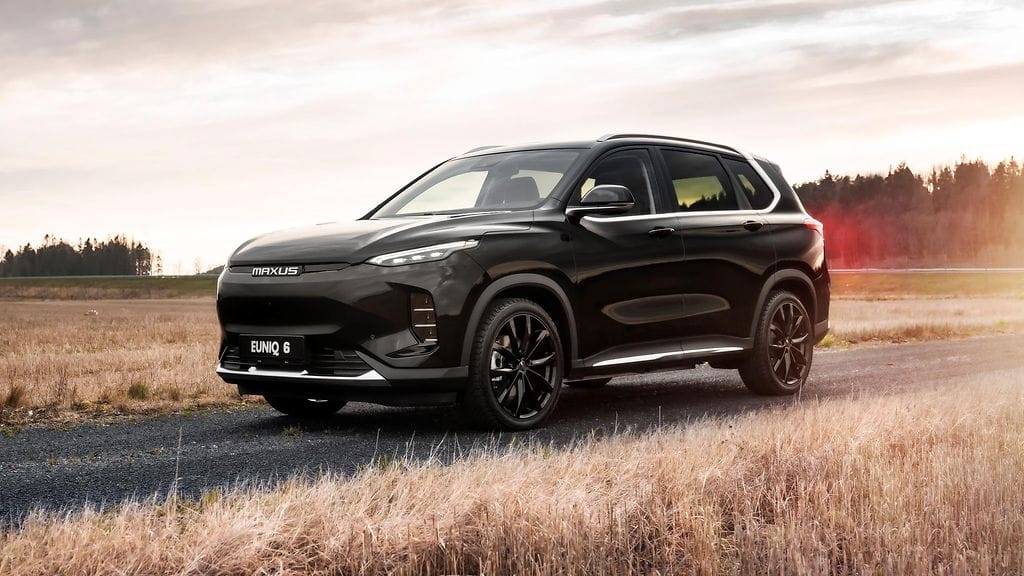 Tältä näyttää täyssähköinen Maxus Euniq 6 Grand SUV -katumaasturi.