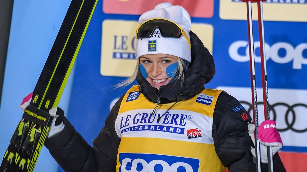 Frida Karlsson joutui luopumaan maailmancupin johtajan liivistä Lillehammerissa.