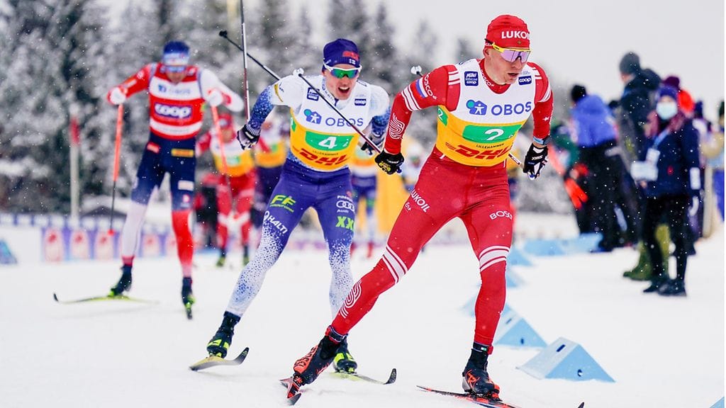 Suomen ykkösjoukkueen Iivo Niskanen ja Venäjän kakkosjoukkueen Aleksandr Bolshunov repivät eroa muihin toisella osuudella.