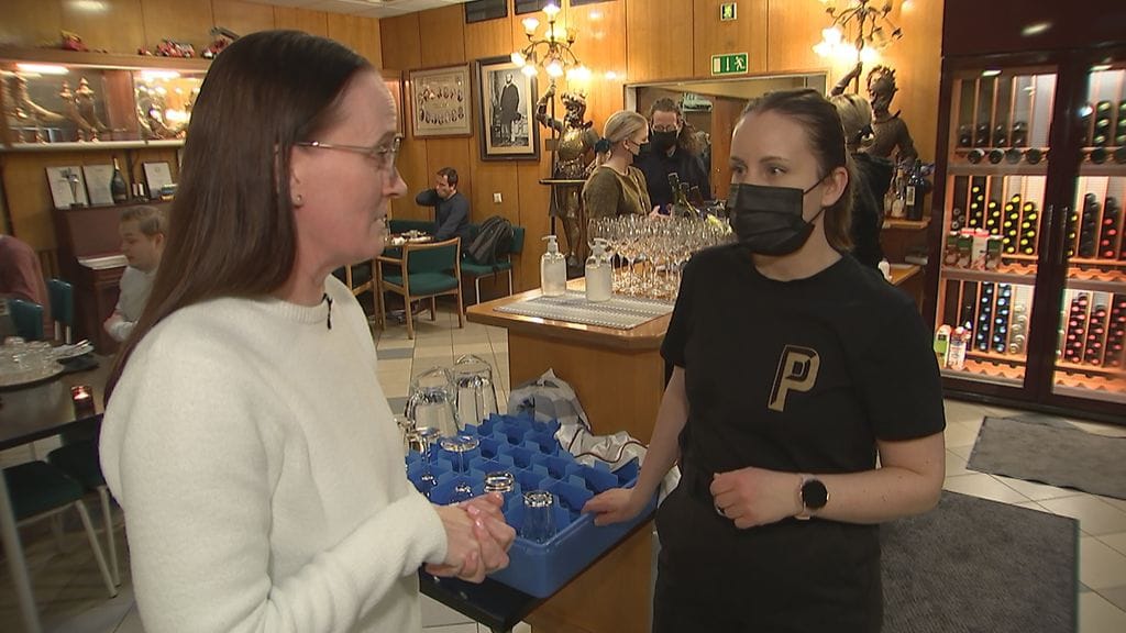 Kariitta Korpela ravintolassa