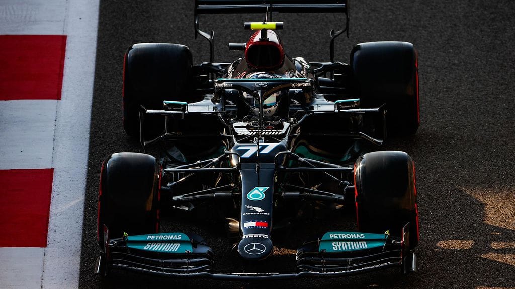 Valtteri Bottas jäi kuudenneksi Abi Dhabin aika-ajossa.