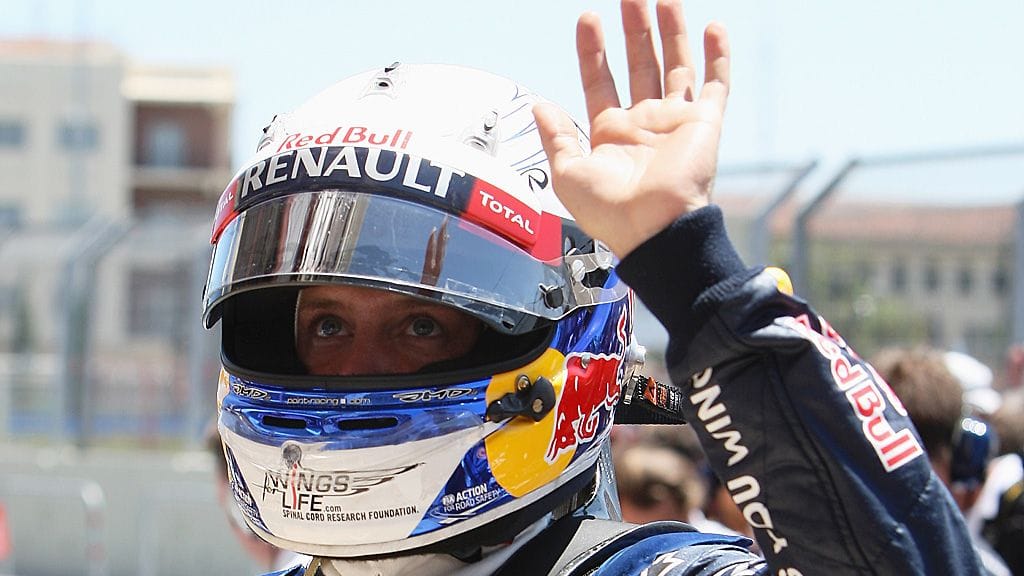 Sebastian Vettel juhli Valenciassa paalupaikkaa