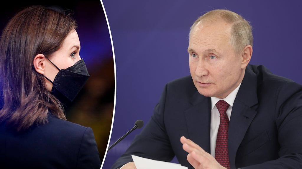 Sanna Marin Vladimir Putin