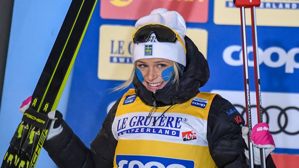 Frida Karlsson on onnistunut päihittämään Therese Johaugin kahdesti tällä kaudella.