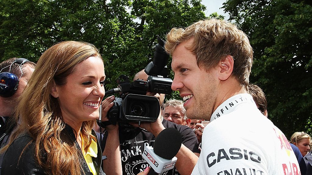 Sebastian Vettel lipsautteli puheissaan kesäkuun 30. päivänä.