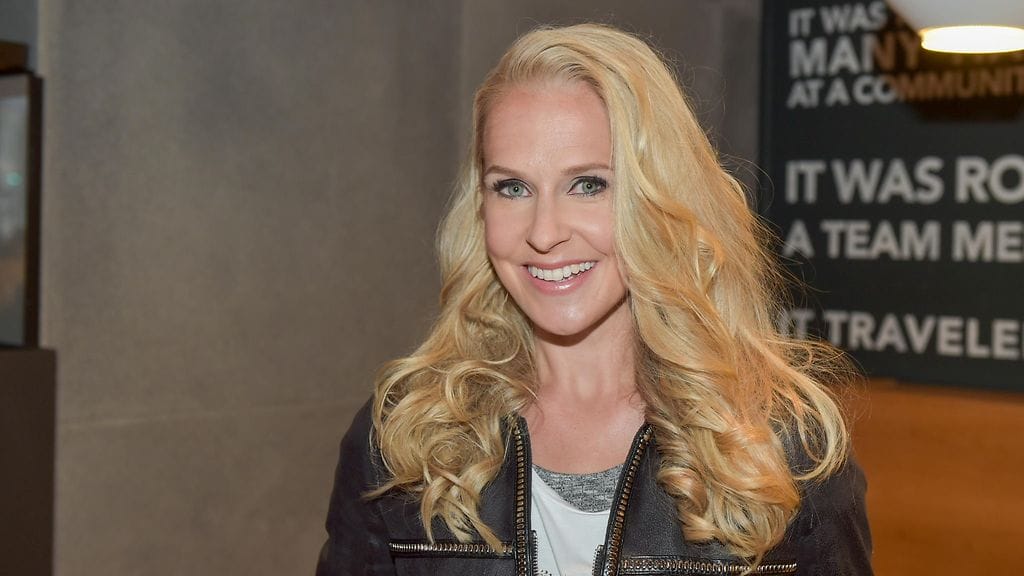 Joanna Kuvajalle syntyi viime yönä kolmas poika. Tässä kuvassa Kuvaja on MTV:n lanseeraustilaisuudessa.