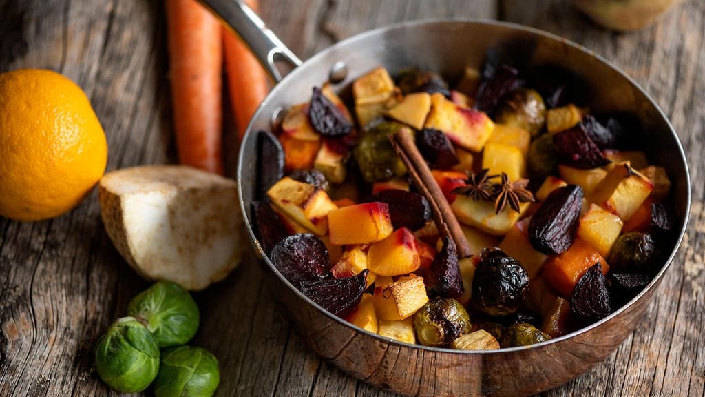 Joulun uunijuurekset.