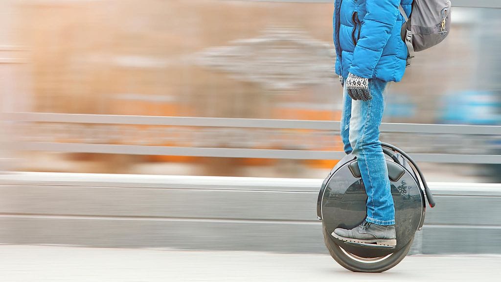 Yksipyöräinen aiheutti hämminkiä Brnossa. Kuvituskuva.