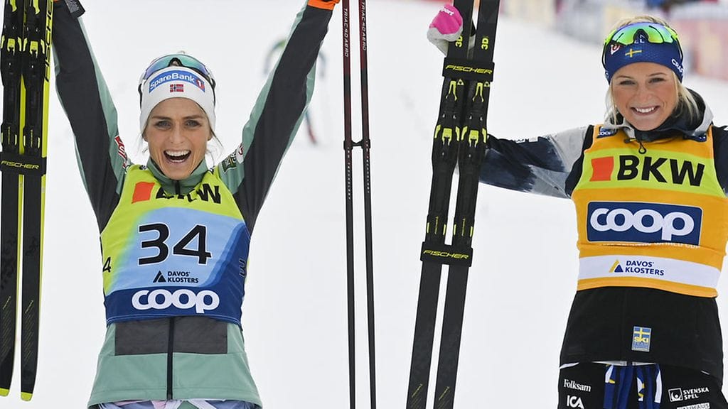 Therese Johaug ja Frida Karlsson ovat tämän hiihtokauden kuumin taistelupari.