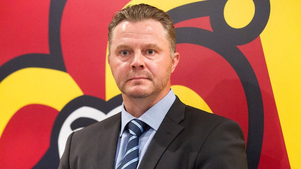 Sami Kauhanen teki yhteistyötä Jokerien kanssa Veikkaus-vuosiensa aikana. Kuva kesäkuulta 2015.