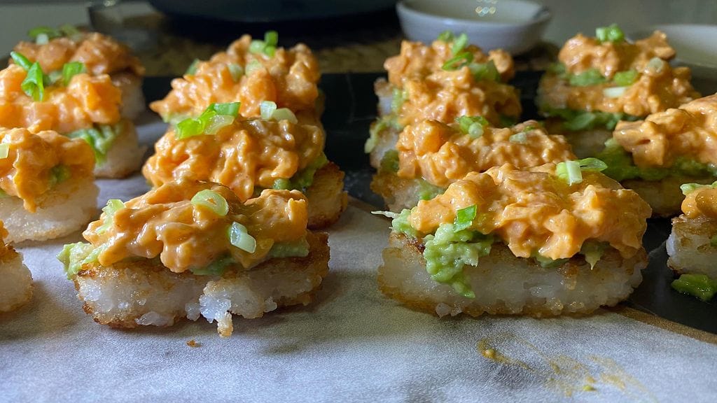 crispy rice sushi