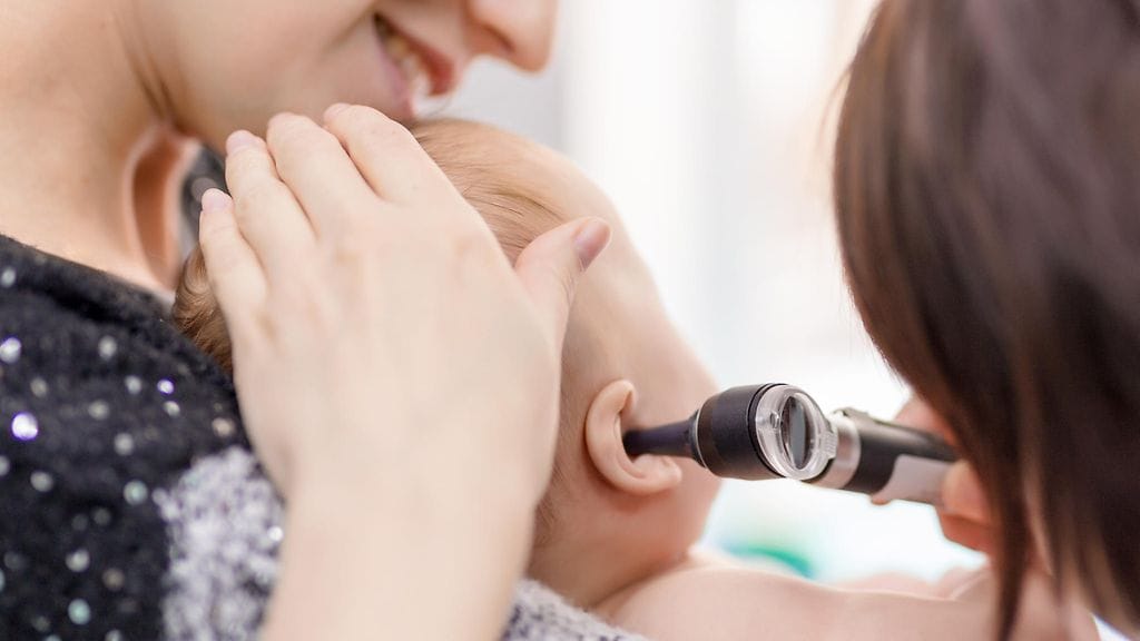 lapsen korva, korvatutkimus, korvalääkäri, vauva