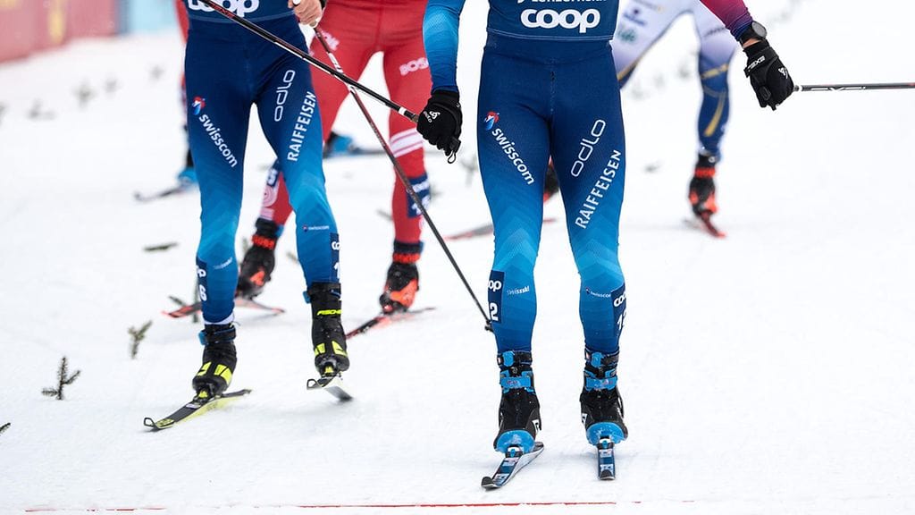 Kuvituskuvaa miesten sprintiltä.