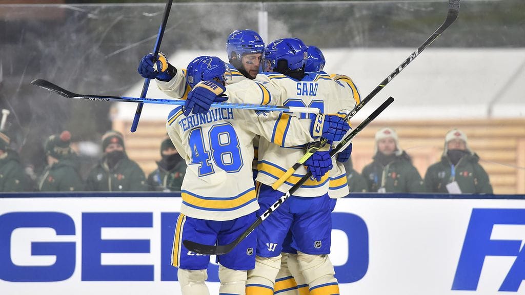 St. Louis Blues vei voiton NHL:n talviklassikossa.