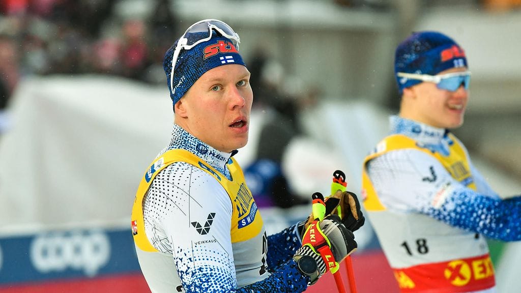 Verneri Suhonen kilpaili Rukalla marraskuun lopussa.