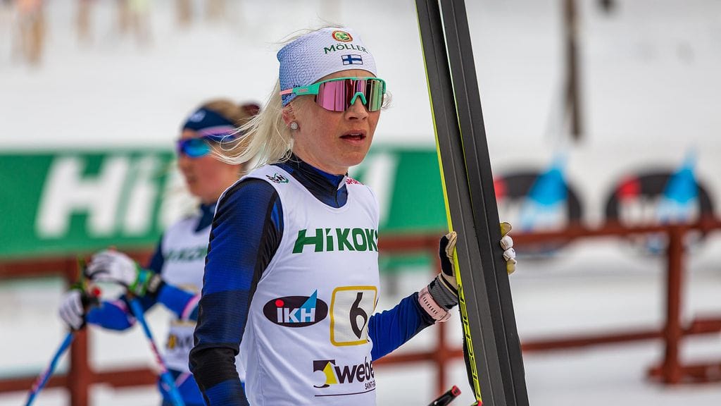 Kaisa Mäkäräinen osallistui maastohiihdon SM-kisoihin myös viime talvena.