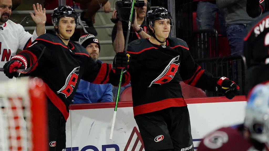 Sebastian Aho ja Teuvo Teräväinen.