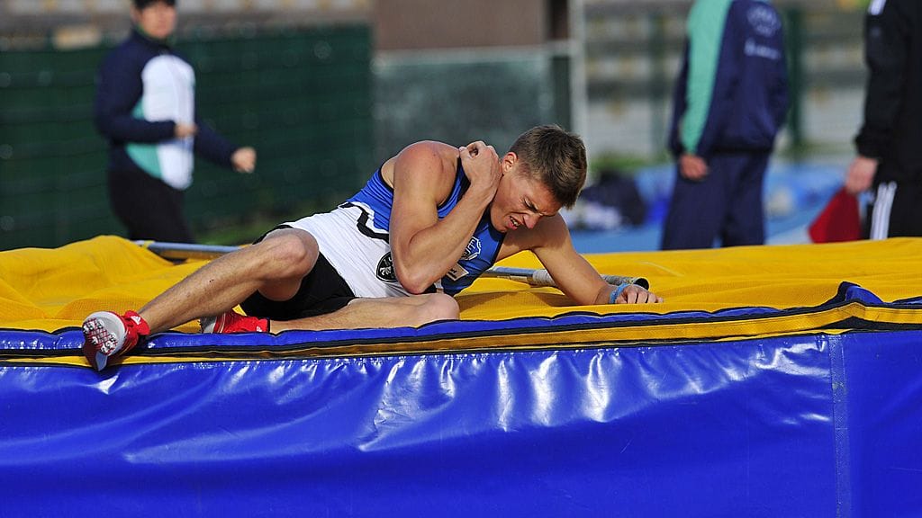Eemeli Salomäki kolautti niskansa sunnuntaina.