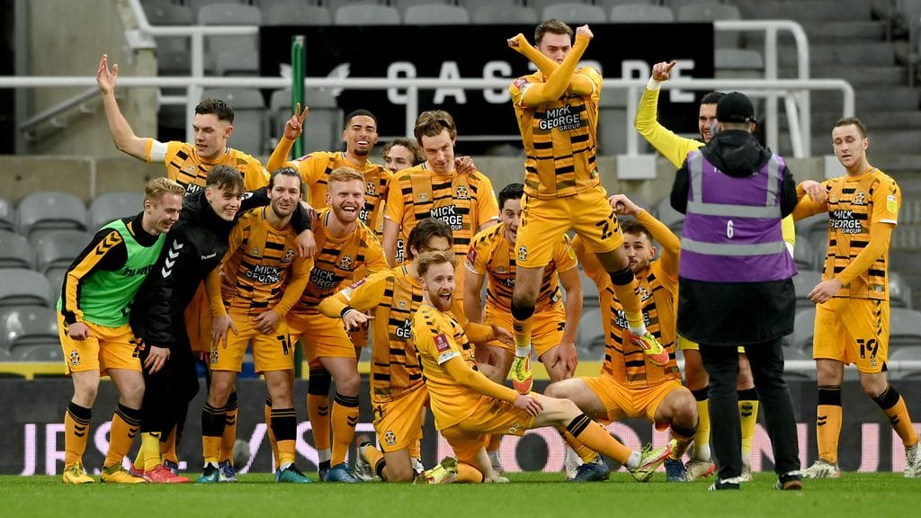 Cambridge United juhli jatkoonpääsyä Englannin cupissa.