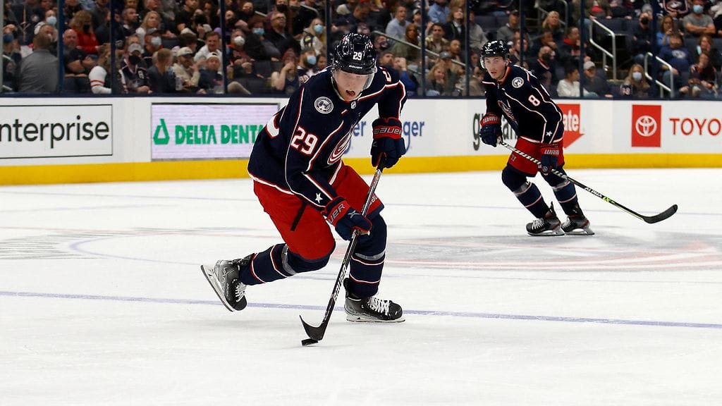 Patrik Laine merkkautti New Jerseyta vastaan yhden syöttöpisteen.