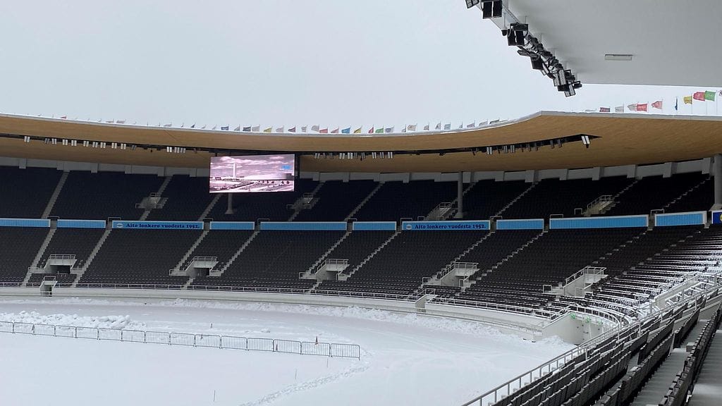 Olympiastadion, talvi
