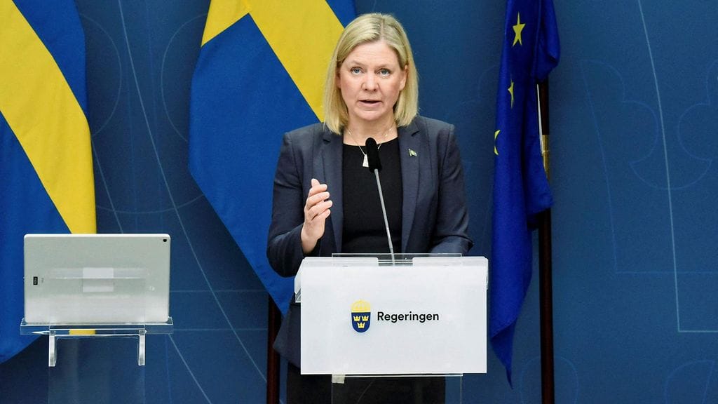 Ruotsin pääministeri Magdalena Andersson.