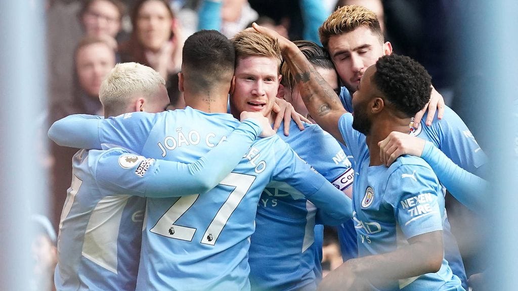 Kevin De Bruyne ratkaisi ottelun Citylle.