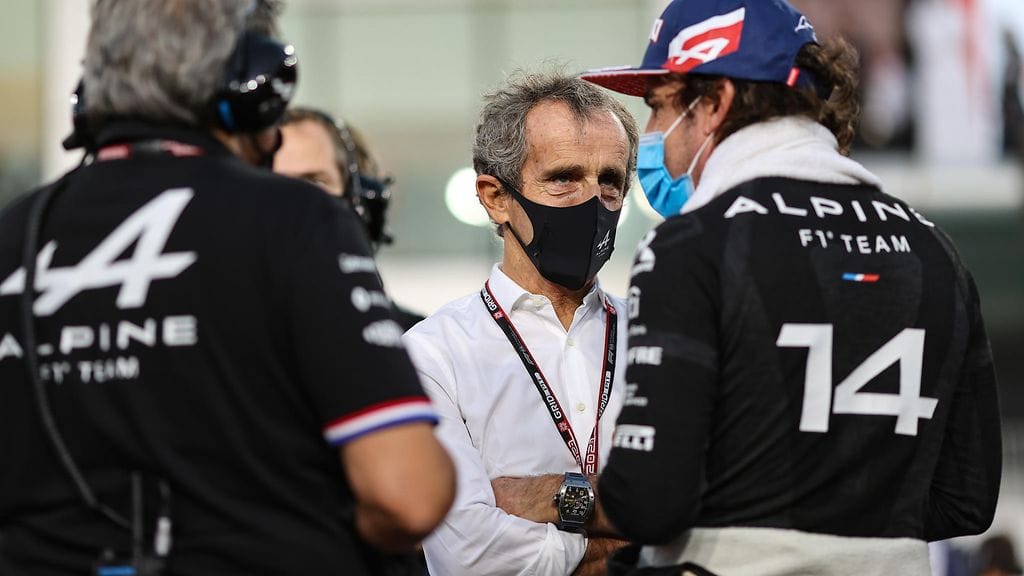 Alain Prost (kesk.) on toiminut Alpinen neuvonantajana.
