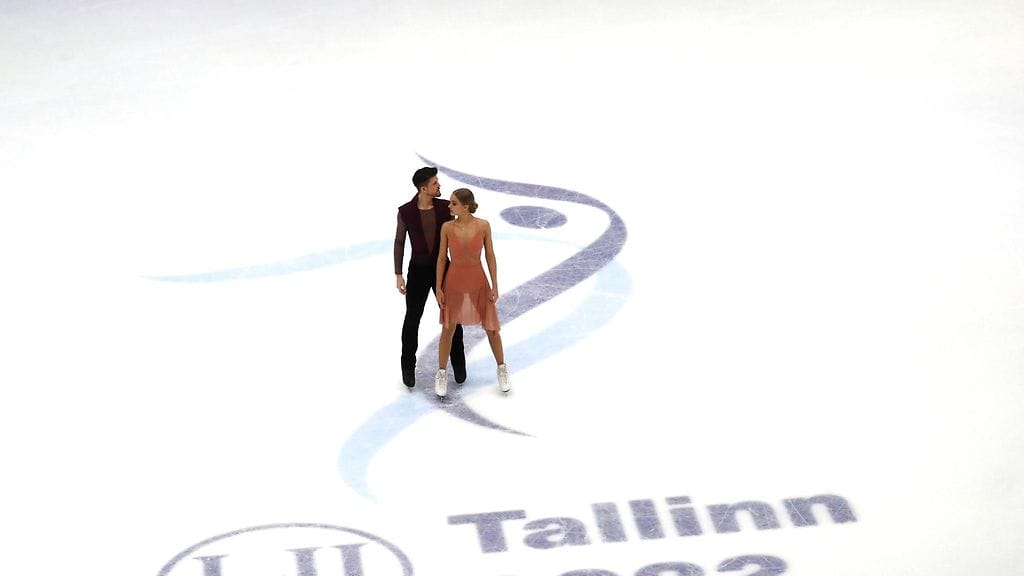 Suomalainen Mika Saarelainen kutsuttiin Pekingin olympialaisiin jäätanssin ylituomariksi. Kuvituskuva.